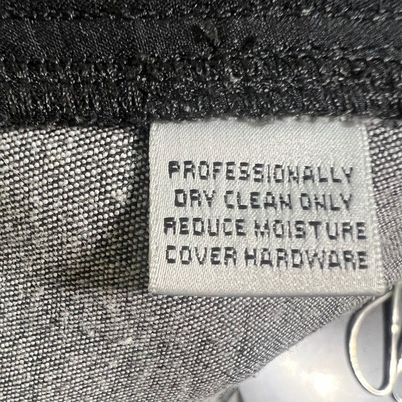 St. John Sport Gray Cotton Blend Dress Pants Women's Size 10 Side Studded Detail - Picture 6 of 16